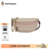 暇步士（Hush Puppies）胸包复古包包女包撞色链条包女神节礼物送女友老婆 米杏色HA-211212192 230*200*110