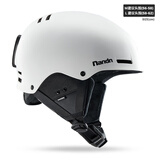 南恩滑雪头盔单双板滑雪装备护具防撞男女保暖NT30 哑白 M