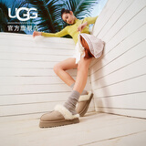 UGG秋季女士经典舒适厚底毛拖包头休闲懒人毛毛鞋勃肯鞋 1122550 SAN | 沙色 39 39码及以下建议拍大一码