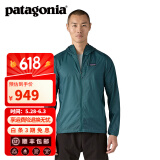 巴塔哥尼亚（Patagonia）男士时尚夏越野跑速干连帽夹克透气皮肤衣Houdini Jkt 24142 WLDB L