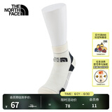 北面（The North Face）运动袜男女通用款户外吸湿透气春季上新|2XY5 O2D/白色 M
