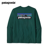 巴塔哥尼亚（Patagonia）男士混纺棉轻便logo潮流圆领长袖T恤卫衣L/S P-6 Logo 38518 CASG M