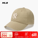 MLB帽子男女软顶棒球帽虞书欣明星同款运动鸭舌帽3ACP6601N-50SAP-F