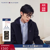 TOMMY HILFIGER【出走都市】冬季男防水微抓绒保暖运动风衣款软壳夹克外套J2787 曜石黑BDS XS （推荐：100-120斤）