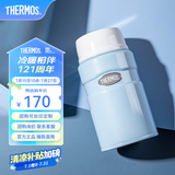 膳魔师（THERMOS） 焖烧杯大容量保温饭盒316L不锈钢闷粥杯焖烧罐保温桶饭桶TCLE 浅蓝色 720ml