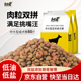 狗干粮40斤装牛肉味双拼金毛拉布拉多中大型成犬专用狗粮20kg*2
