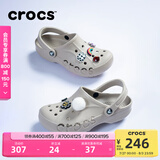 卡骆驰crocs洞洞鞋贝雅男鞋女鞋轻便耐磨一脚蹬拖鞋休闲鞋|10126 卵石色-2V3 37 /38(230mm)