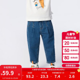巴拉巴拉童装男童裤子简约日常儿童春装小童宝宝长裤潮208124108105