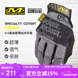MECHANIX WEAR 美国超级技师 SPECIALTY 0.5超薄户外骑行防风防护战术手套 黑灰拼（新版） L