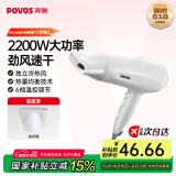 奔腾（POVOS）高速电吹风机家用独立冷风键冷热风速干PH9036大功率吹风筒2200W生日礼物送女友 【6档调节，强劲风力】 PH9036