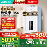 华帝（VATTI）燃气壁挂炉天然气一级能效国家补贴20%变频106%热效率家用采暖地暖暖气片卫浴厨房多用锅炉i16302 26KW 节能双变频/超一级能效/高热效率