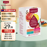 red seal 新西兰进口天然养生低卡低糖花茶水果茶经期顺产孕妇冲泡茶20包 4种口味混合款-水果茶20's