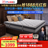 芝华仕五星床垫独立袋装弹簧静音家用乳胶席梦思软硬护脊厚垫芝华士D026 护脊版-老款23cm厚-1.5*2M 优先发货（详询客服）