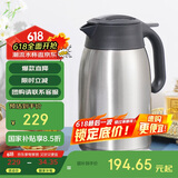 虎牌（TIGER）不锈钢便携式热水瓶保温壶PWM-A16C-XC不锈钢色1.6升