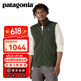 巴塔哥尼亚（Patagonia）男士保暖抓绒衣上衣背心立领马甲开衫 Better Sweater 25882 TPGN L