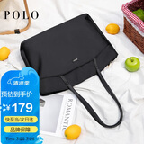 POLO单肩包女大容量14/15.6英寸笔记本电脑包斜挎托特包送女友