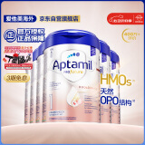 爱他美（Aptamil）德国白金版HMO 婴儿配方奶粉1段 (0-6月) 800g 6罐箱装 德爱白金