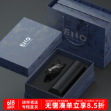 ENO高档保温杯男女士999足银杯子茶水分离泡茶杯水杯定制商务办公杯 陨石黑  马到成功礼盒 证书随货 430ml