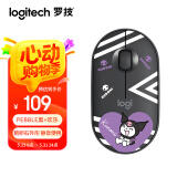 罗技（Logitech）PEBBLE无线蓝牙静音鼠标 库洛米家用办公卡通平板笔记本电脑小巧便携鼠标 pebble库洛米欢乐