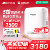 维德（WELLDAY）便携式医用制氧机家用5L升老人随身车载氧气机户外高原吸氧机