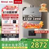 林内（Rinnai）【小蛮腰Pro plus】16升极光灰燃气热水器【家电国家补贴15%】 进口恒温芯 16GD33（JSQ31-GD33）