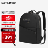 新秀丽（Samsonite）双肩包电脑包14英寸背包女大容量书包商务旅行包通勤笔记本包 BY9