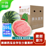 京鲜生 麒麟西瓜 1粒净重7-8斤 水果 源头直发