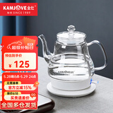 金灶（KAMJOVE） 电热水壶烧水壶拉弧式耐热玻璃电茶炉电茶壶 家用0.8升自动断电煮水壶电水壶T-717 【一键煮水 快速沸腾】 0.8L