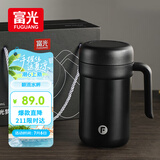 富光保温杯316不锈钢大容量办公泡茶杯带把水杯子桌面礼盒生日礼物