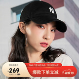 MLB棒球帽子夏季【女明星虞书欣同款】鸭舌帽软顶帽3ACP7701N-50BKS