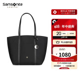 新秀丽（Samsonite）潮流时尚百搭女士托特包单肩手提包包包女包NO3黑色礼物送女友
