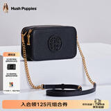 暇步士（Hush Puppies）单肩包女包轻奢品牌新款女士斜挎包链条包包时尚百搭潮流小方包 黑色HA-127270875