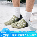 迈乐户外洞洞鞋HYDRO MOC毒液透气轻便溯溪洞洞鞋男沙滩凉鞋灰绿43