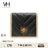 VANESSA HOGAN VH女包撞色短款钱包多卡位钱夹精致零钱包送女友生日礼物送女友