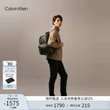 Calvin KleinJeans男士校园风满版压印字母拉链ck大容量双肩包节日礼物HH2622