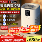 亚都（YADU）无雾加湿器卧室母婴纯净型空气加湿家用办公室桌面蒸发式上加水智能语音增湿器空调伴侣SZ650-M9S