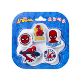 迪士尼（Disney）儿童橡皮擦无屑干净小学生专用不留痕迹可爱造型橡皮擦 学生文具学习用品 蜘蛛侠A72017-A1S