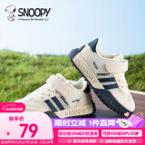 SNOOPY史努比童鞋男童运动鞋儿童夏季耐磨跑鞋单网透气休闲鞋3811米蓝34
