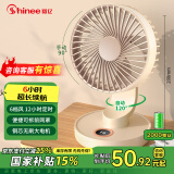 赛亿蓄电款桌面USB小风扇/小台扇/电风扇/户外便携风扇/空气循环扇2000毫安