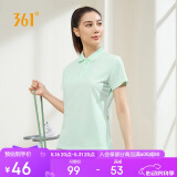 361°短袖女春夏季运动t恤速干衣polo衫跑步健身休闲瑜伽662424130H-5