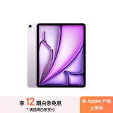 Apple/苹果 iPad Air 11英寸 M2芯片 2024年新款平板电脑(Air6/512G WLAN版/MUWP3CH/A)紫色