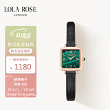 LOLA ROSE罗拉玫瑰迷你小绿表女士手表女节日礼物送女友生日礼物女