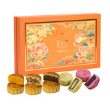 东来顺月饼礼盒中秋礼品蛋黄莲蓉中华老字号特产来清真月饼礼盒640g