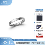 丹尼尔惠灵顿（DanielWellington）dw戒指时尚银色戒指女情侣对戒生日礼物送女友DW00400030