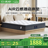 爱舒 床垫3cm进口乳胶床垫1.8x2米独立袋装弹簧椰棕床垫子1.5x2米 安睡C型25cm(3cm乳胶+独立弹簧) 1800*2000