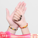 亚奴卡黄金貔貅手链女本命年红绳手链编织手绳送男女友老婆生日礼物 貔貅情侣款·金约0.6g/当次日达