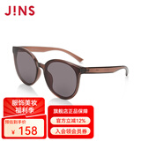 睛姿（JINS）太阳镜女平面镜轻量镜框TR90时尚防晒墨镜眼镜LRF20S215 02棕色