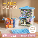 JEKO&JEKO塑料收纳箱玩具收纳盒零食整理箱药箱药盒储物箱盒子10L 3只装