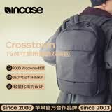 INCASECrosstown城际穿越系列双肩包苹果MacBookPro华为联想Air男女笔记本电脑包商务通勤时尚16英寸黑色