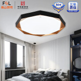 FSL佛山照明吸顶灯卧室灯led客厅灯简约现代灯具灯饰 25W 八角金盘- 三色可调